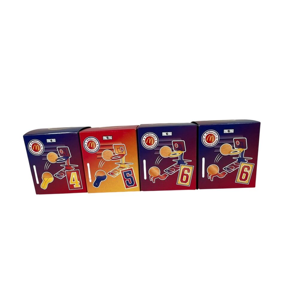 MCDONALD'S All American Games Happy Meal Basketball Toys Lot 4 5 6 6 2025 NEW